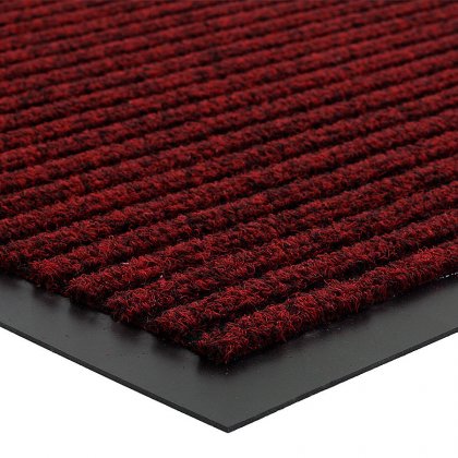Červená vnitřní vstupní čistící rohož Everton - délka 40 cm, šířka 60 cm a výška 0,6 cm