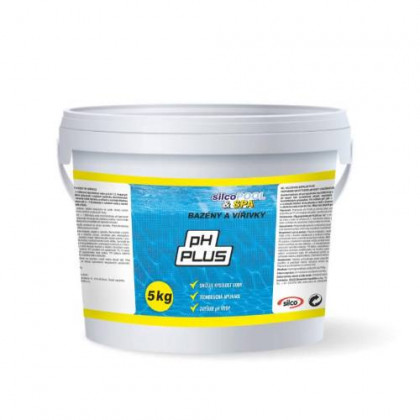 Chemie bazénová, pH plus, 5 kg, SILCO