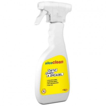 Čistič oken a zrcadel, 500ml, SilcoCLEAN