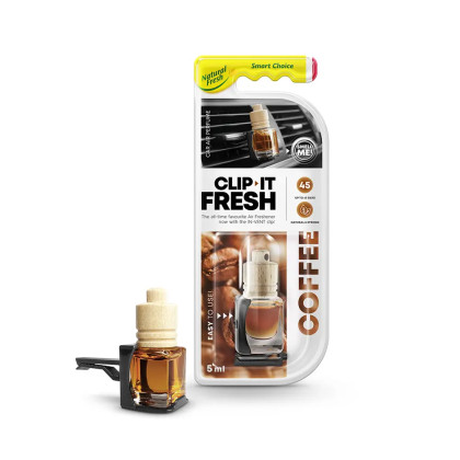 Clip it fresh - Osvěžovač vzduchu s klipem Coffee