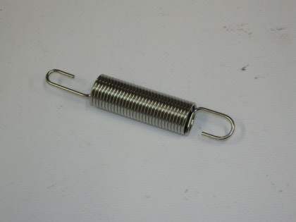 Cutter belt brake tension spring