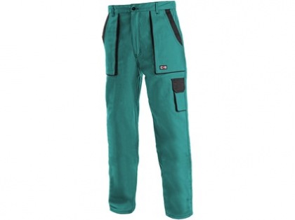 Dámské kalhoty CXS LUXY ELENA, zeleno-černé, vel. 38