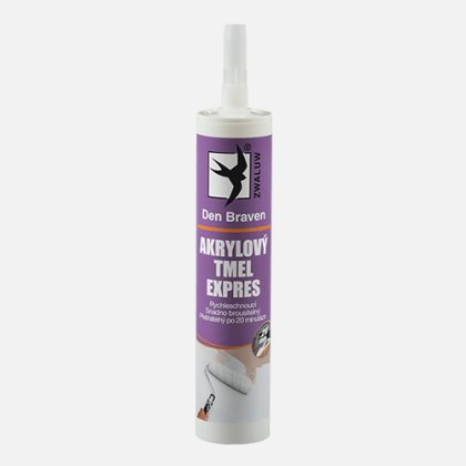Den Braven - Akrylový tmel EXPRES, kartuše 310 ml, bílá