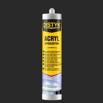Den Braven - AKRYLOVÝ TMEL NA SÁDROKARTONY Distyk / ACRYL GIPSKARTON, kartuše 310 ml, bílý