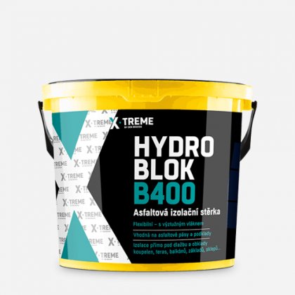 Den Braven - Asfaltová izolační stěrka HYDRO BLOK B400, kbelík 10 kg, černá