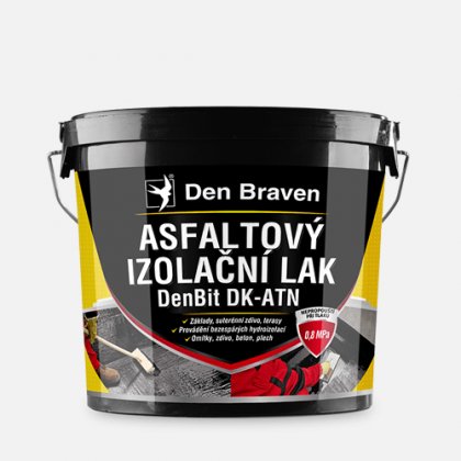 Den Braven - Asfaltový izolační lak DenBit DK - ATN, kbelík 4,5 kg, černý