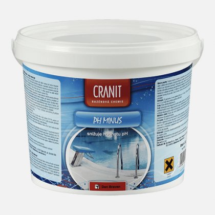 Den Braven - Cranit pH minus - snižuje hodnotu pH, kbelík, 4,5 kg