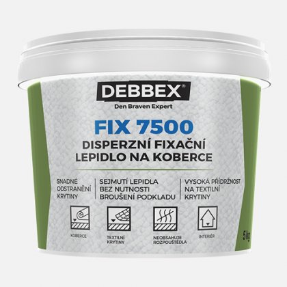 Den Braven - Disperzní fixační lepidlo na koberce FIX 7500, kbelík 1 kg