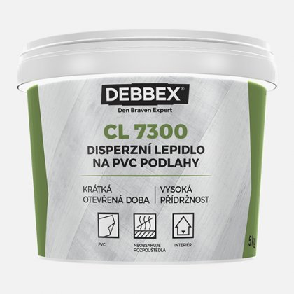 Den Braven - Disperzní lepidlo na PVC podlahy CL 7300, kbelík 1 kg