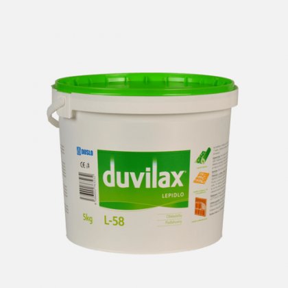 Den Braven - Duvilax L-58 lepidlo na podlahoviny, kbelík 5 kg, bílá