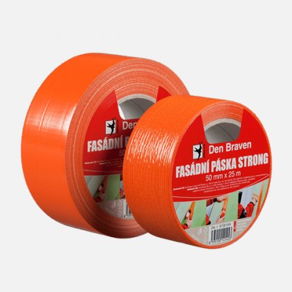 Den Braven - Fasádní páska STRONG, 50 mm x 25 m, oranžová