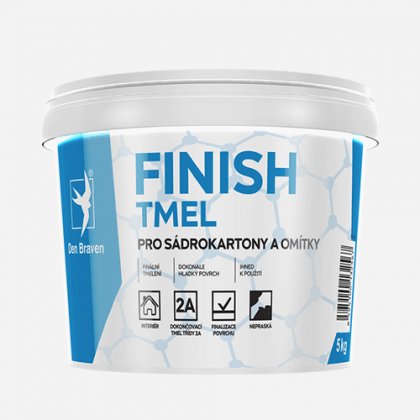 Den Braven - Finish tmel na sádrokartony, kbelík 5 kg, bílý