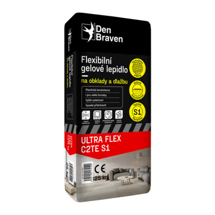 Den Braven - Flexibilní gelové lepidlo na obklady a dlažbu ULTRA FLEX C2TE S1, 25 kg