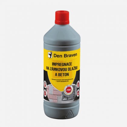 Den Braven - Impregnace na zámkovou dlažbu a beton, láhev 1 litr