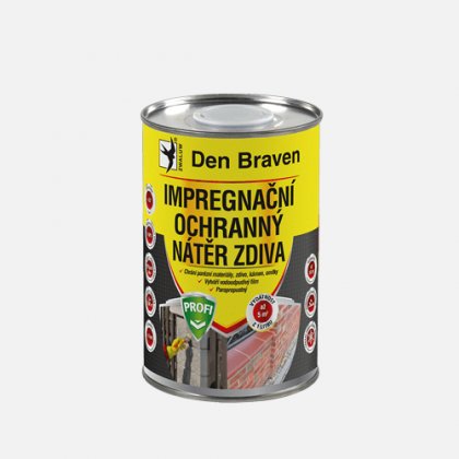 Den Braven - Impregnační a ochranný nátěr zdiva PROFI, dóza 1 litr