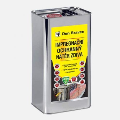 Den Braven - Impregnační a ochranný nátěr zdiva PROFI, kanystr 5 litrů