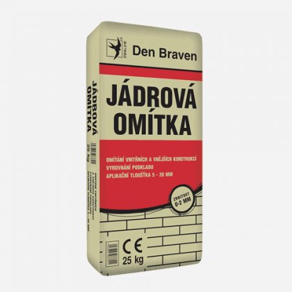 Den Braven - Jádrová omítka, pytel 25 kg