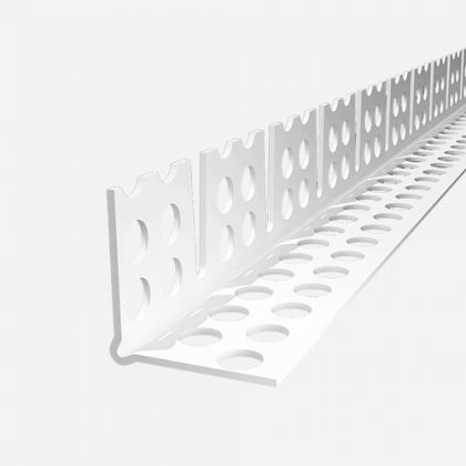 Den Braven - Klenbový roh PVC EKO, 2,5 m, plastový, bílý
