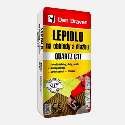 Den Braven - Lepidlo na obklady a dlažbu QUARTZ C1T, pytel 25 kg