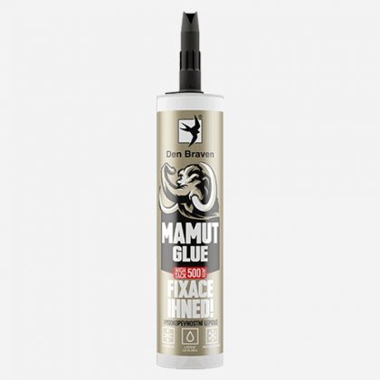 Den Braven - MAMUT GLUE High Tack, kartuše 290 ml, černá