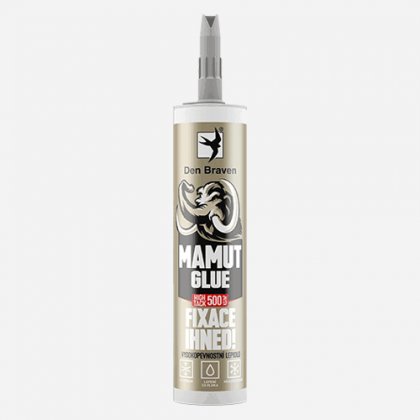 Den Braven - MAMUT GLUE High Tack, kartuše 290 ml, šedá