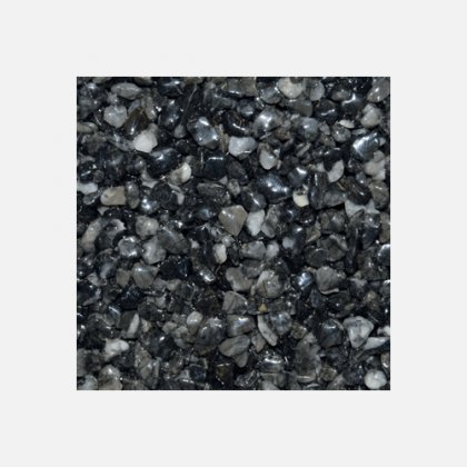 Den Braven - Mramorové kamínky 3 - 6 mm, pytel 25 kg, černé - antracit