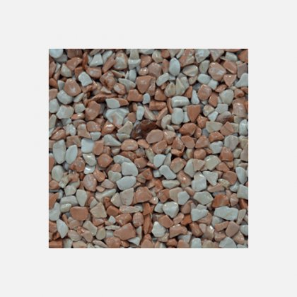 Den Braven - Mramorové kamínky 3 - 6 mm, pytel 25 kg, růžové
