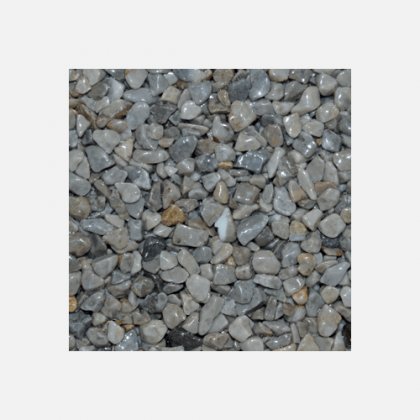 Den Braven - Mramorové kamínky 3 - 6 mm, pytel 25 kg, šedé tmavé