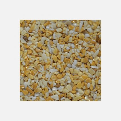 Den Braven - Mramorové kamínky 3 - 6 mm, pytel 25 kg, žluté