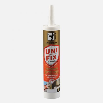 Den Braven - MS UNIFIX na všechna tmelení a lepení, kartuše 290 ml, černá