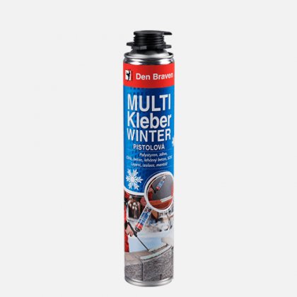 Den Braven - MULTI KLEBER WINTER, pistolová dóza 750 ml, zelená