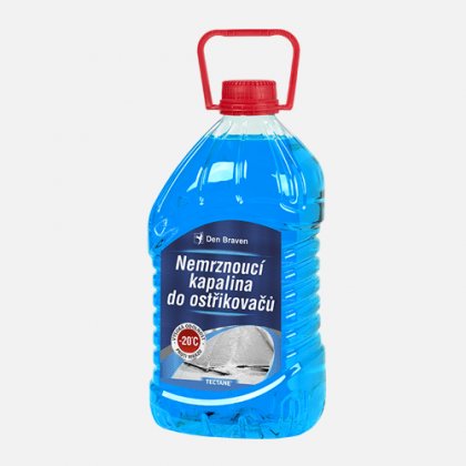 Den Braven - Nemrznoucí kapalina do ostřikovačů -20 °C, PET láhev, 3 litry, modrá