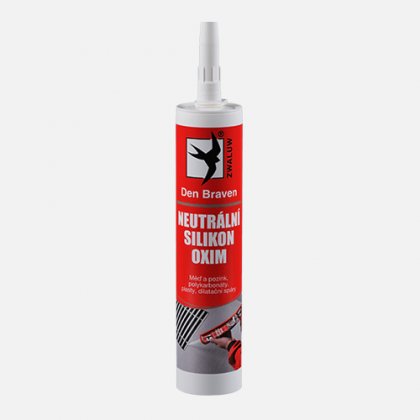 Den Braven - Neutrální silikon OXIM, kartuše 310 ml, bílý