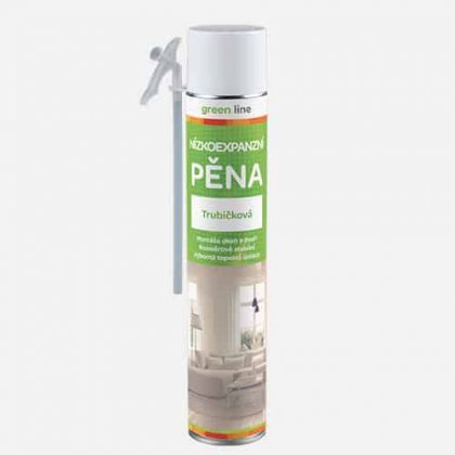 Den Braven - Nízkoexpanzní pěna Green line, trubičková dóza 750 ml, žlutá