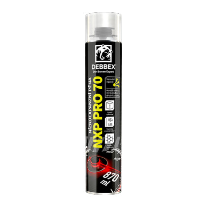 Den Braven - Nízkoexpanzní pěna NXP PRO 70, 870 ml