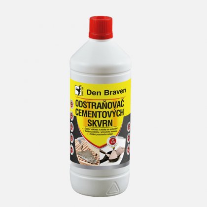 Den Braven - Odstraňovač cementových skvrn, láhev 1 litr