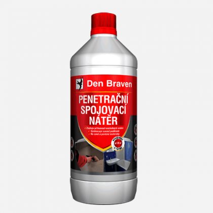 Den Braven - Penetrační a spojovací nátěr, láhev 1 litr