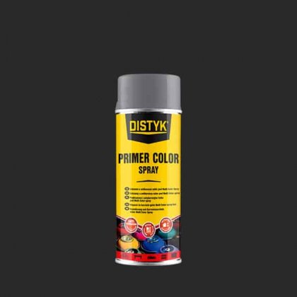 Den Braven - PRIMER COLOR SPRAY Distyk, sprej 400 ml, grafitová černá