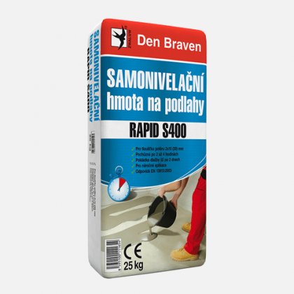 Den Braven - Samonivelační hmota na podlahy RAPID S400, pytel 25 kg