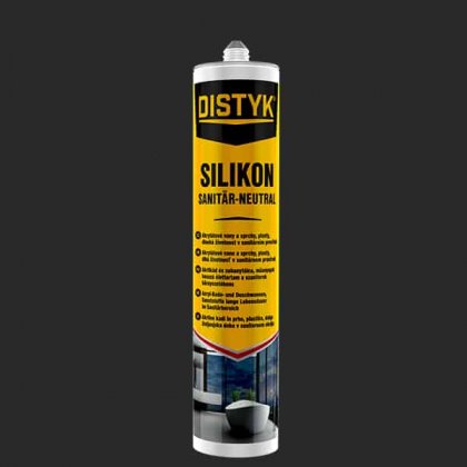 Den Braven - SANITÁRNÍ NEUTRÁLNÍ SILIKON Distyk / SILIKON SANITÄR-NEUTRAL, kartuše 280 ml, bílá