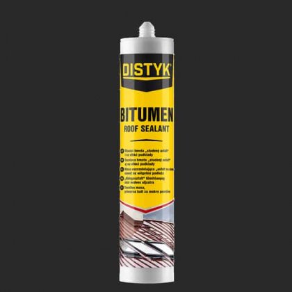 Den Braven - STŘEŠNÍ BITUMENOVÝ TMEL Distyk / ROOF BITUMEN SEALANT, kartuše 310 ml, černý