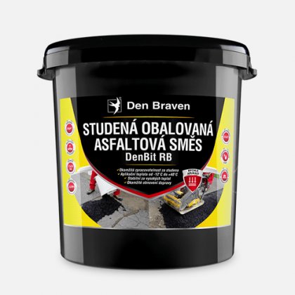 Den Braven - Studená obalovaná asfaltová směs DenBit RB, kbelík, 25 kg