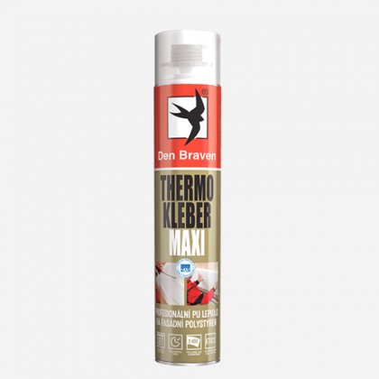 Den Braven - THERMO KLEBER MAXI, pistolová dóza 870 ml, žlutá