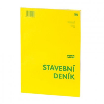 Deník stavební propis.A4 3x12str.
