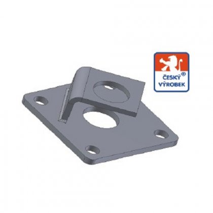 DESKA   80x80mm, průměr 25mm (s pojistkou)