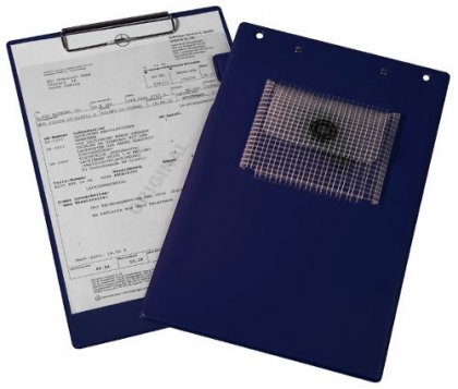 Desky na dokumenty Klemmfix 9015-00343 - modré