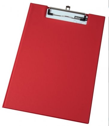 Desky s podložkou na psaní dokumentů 9015-00471 - červené