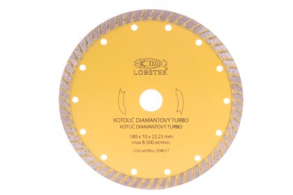 Diamantový kotouč TURBO 180mm