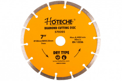 Diamantový řezný kotouč 180 mm, segmentový - HT570205