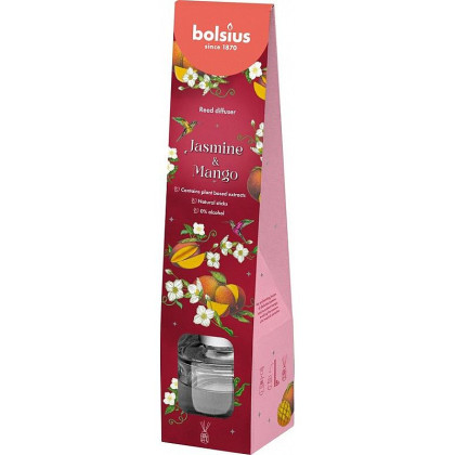Difuzér Bolsius Floral Fusion, 30 ml Jasmín a Mango